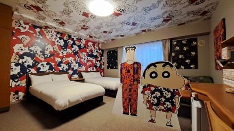 【一泊二食住宿方案】秋田｜笑著放鬆、徹底療癒。新玉川溫泉 × 蠟筆小新 限定聯名主題房！僅此 1 間